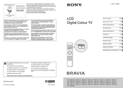 Sony BRAVIA KDL-32EX706 Mode D'emploi