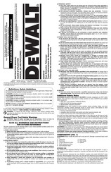 DeWalt D25301D Guide D'utilisation