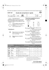 Whirlpool IKEA DWF 407 Guide De Consultation Rapide