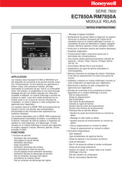 Honeywell EC7850A Notice D'instructions