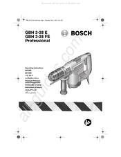 Bosch Professional GBH 3-28 E Instructions D'emploi