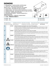 Siemens LI-T-0250 FSF Serie Instructions De Montage