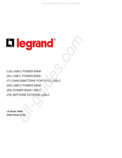 LEGRAND 82393 Guide De Démarrage Rapide