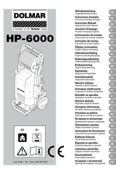 Makita Dolmar HP-6000 Instructions D'emploi D'origine