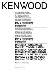 Kenwood DNX Série Manuel D'installation