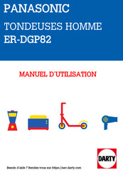 Panasonic ER-DGP82 Manuel D'utilisation