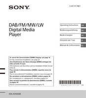 Sony DSX-A310DAB Mode D'emploi