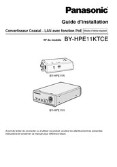 Panasonic BY-HPE11R Guide D'installation