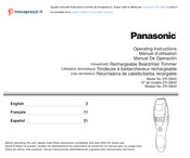 Panasonic ER‑GB40 Manuel D'utilisation