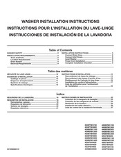 Whirlpool 4GWTW4800 Instructions Pour L'installation