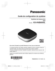 Panasonic KX-HNB600SL Guide De Configuration