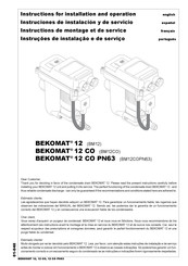 Beko BM12COPN63 Instructions De Montage