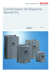 Bosch Rexroth FECG02.1-1K50-3P400-A-SP-MODB-01V01 Mode D'emploi