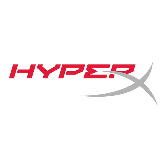 HyperX Pulsefire FPS Mode D'emploi