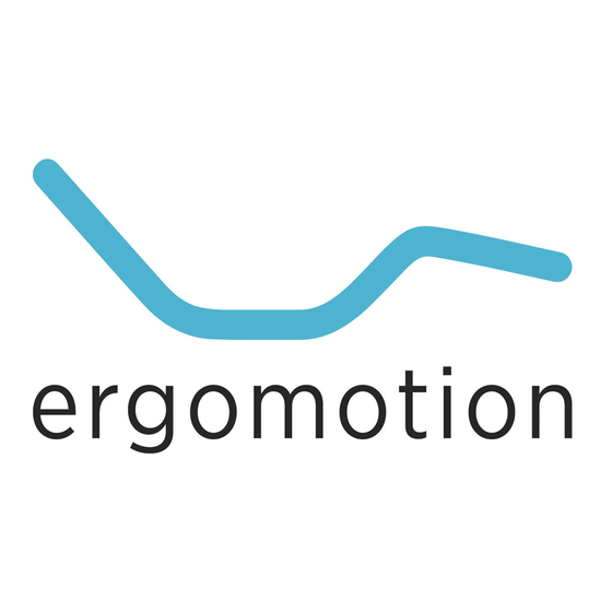 Ergomotion Rio 3.0 Manuel De L'utilisateur