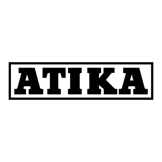 ATIKA RMC 40-400 Fiche De Montage Et D'utilisation