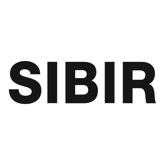 Sibir V110 Mode D'emploi