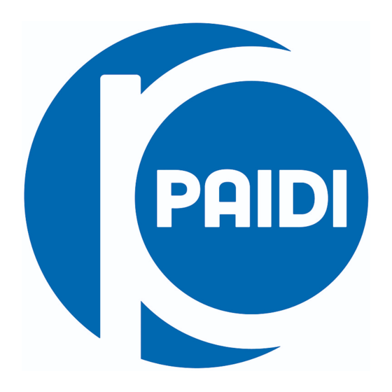 PAIDI VARIETTA Mode D'emploi