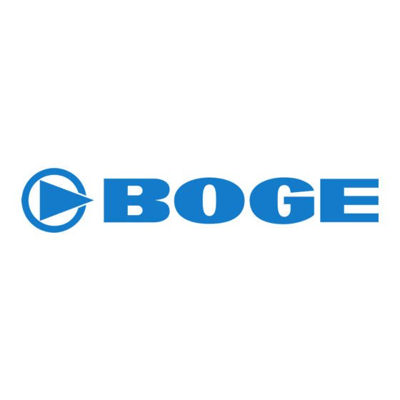 Boge Z 6-2 Instructions D'utilisation