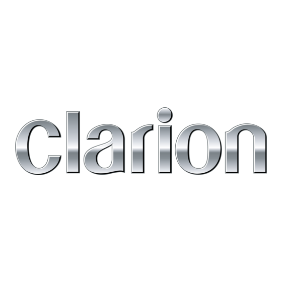 Clarion NX509E Mode D'emploi Et Manuel D'installation