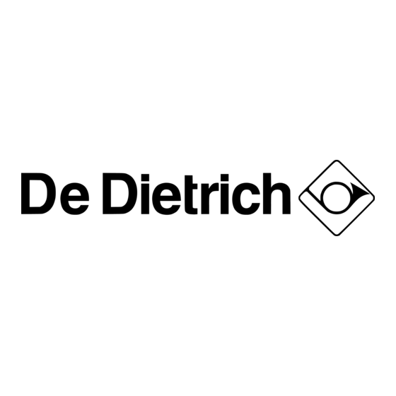 De Dietrich NANEO S EMC-S Serie Guide Du Service Après-Vente