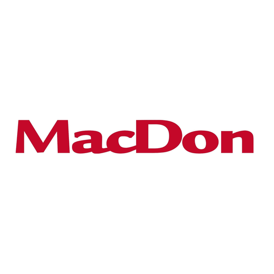 MacDon FlexDraper CA25 Mode D'emploi