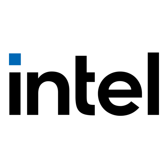 Intel 550T Guide De Démarrage Rapide