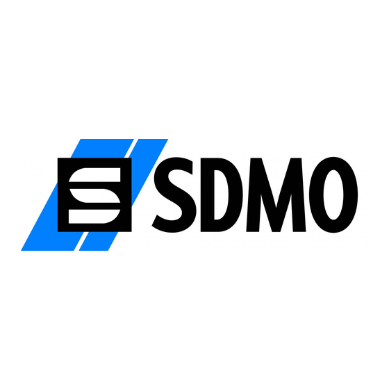 SDMO 33531000701-0-1 Série Mode D'emploi