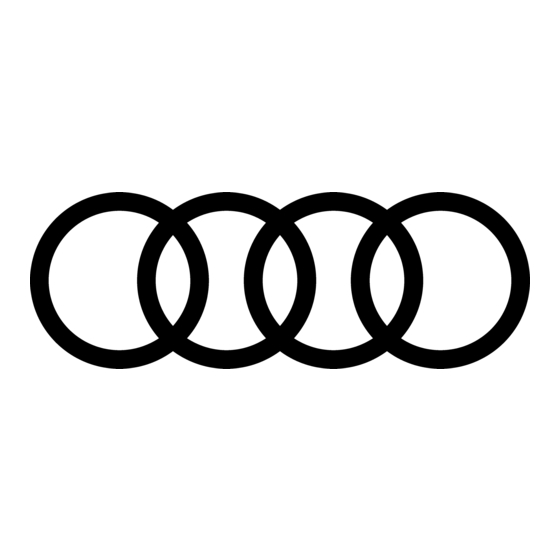 Audi A4 Berline 2017 Notice De Montage