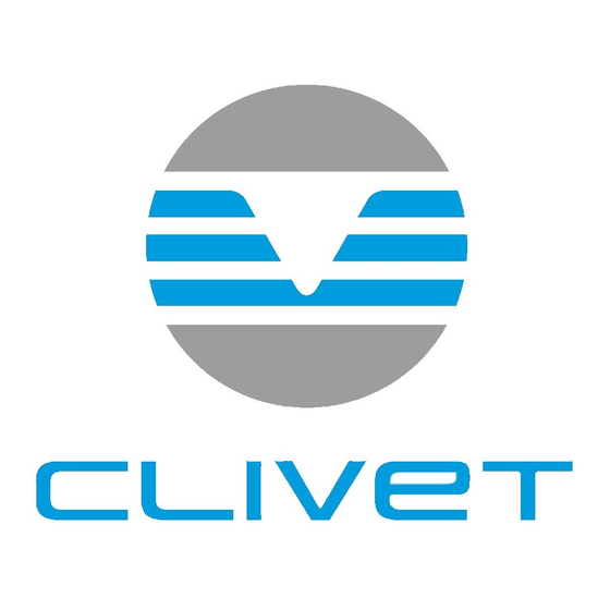 CLIVET IS3-XY 140M Serie Manuel Pour L'installation