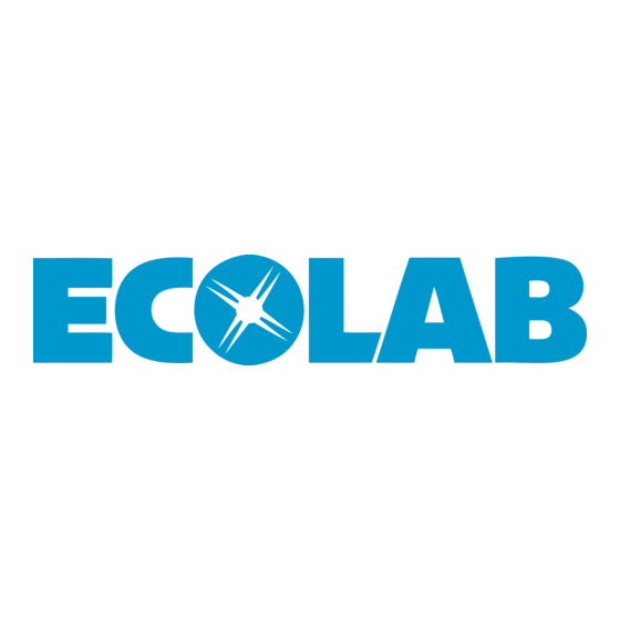 Ecolab S400 Série Manuel D'entretien