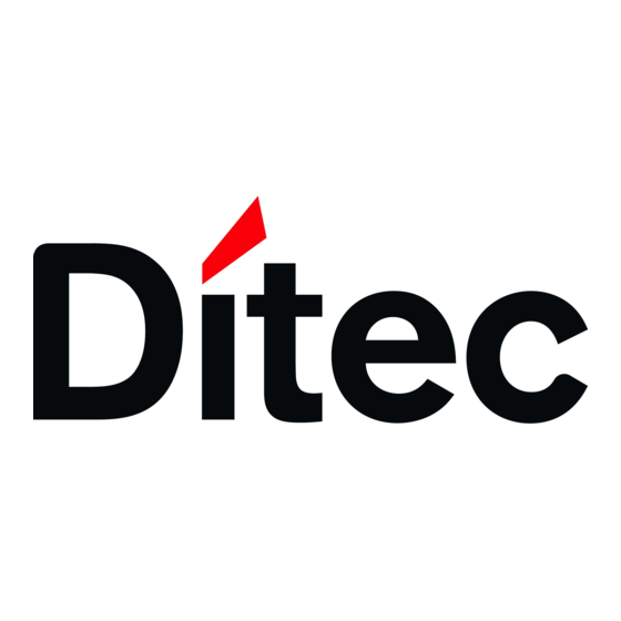 DITEC LAN4 Mode D'emploi