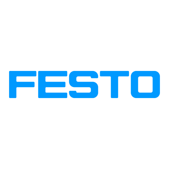 Festo DFPD T4 Serie Notice D'utilisation