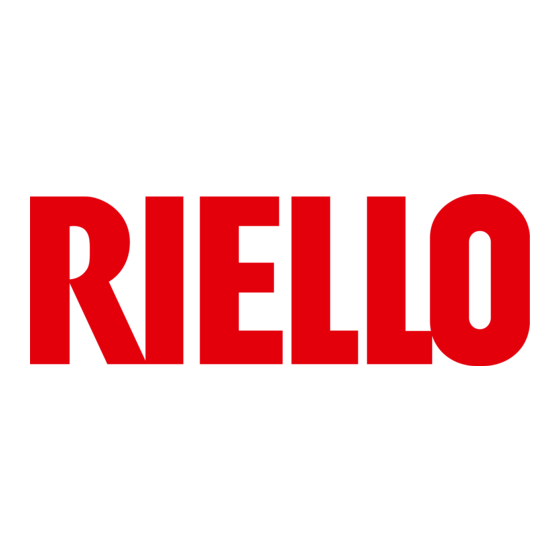 Riello Burners RG4D Instructions Pour Installation, Utilisation Et Entretien