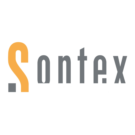 Sontex Superstatic 789 Mode D'emploi