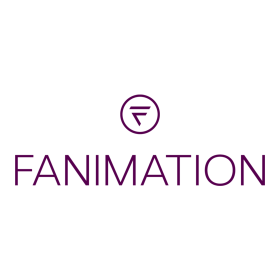 Fanimation GLIDEAIRE FPD8520 Serie Manuel D'instructions