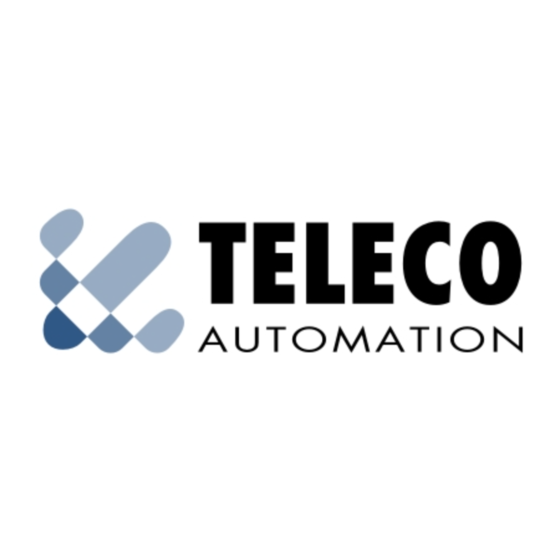 TELECO AUTOMATION TVPLD868C80TT3 Manuel D'utilisation