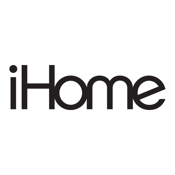 iHome iHM63 Mode D'emploi