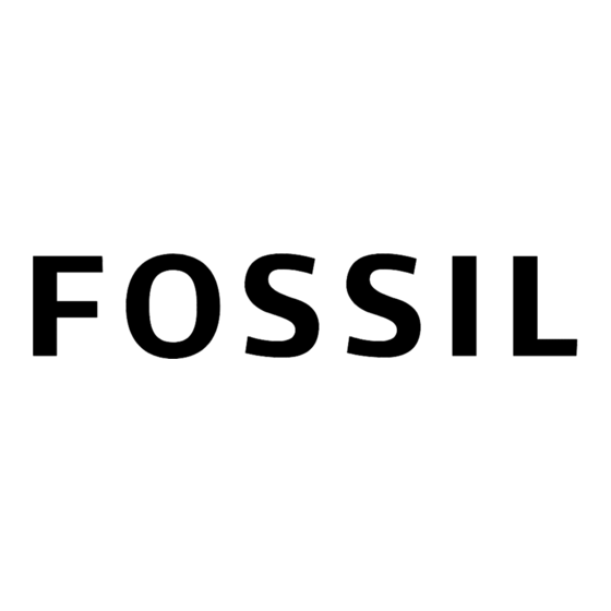 Fossil DW6A1 Mode D'emploi