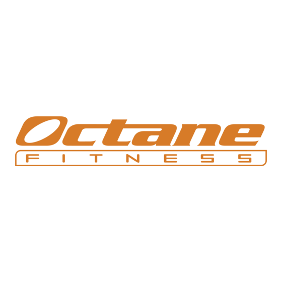 Octane Fitness PRO3700 Instructions De Montage