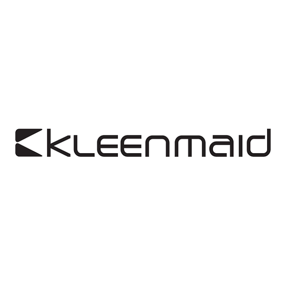 Kleenmaid CM01X Mode D'emploi Et Entretien