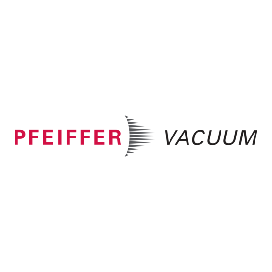 Pfeiffer Vacuum OME 40S Manuel De L'utilisateur
