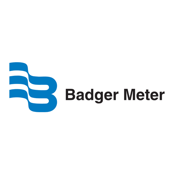 Badger Meter LM OG-P2 Advanced Manuel D'utilisation