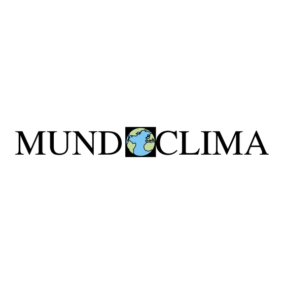 mundoclima MUENR-H6 Série Manuel D'installation, D'utilisation Et D'entretien