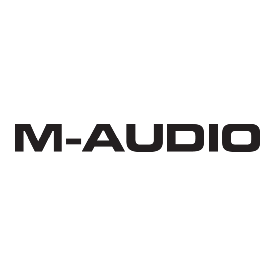 M-Audio MICROTRACK II Guide D'utilisation
