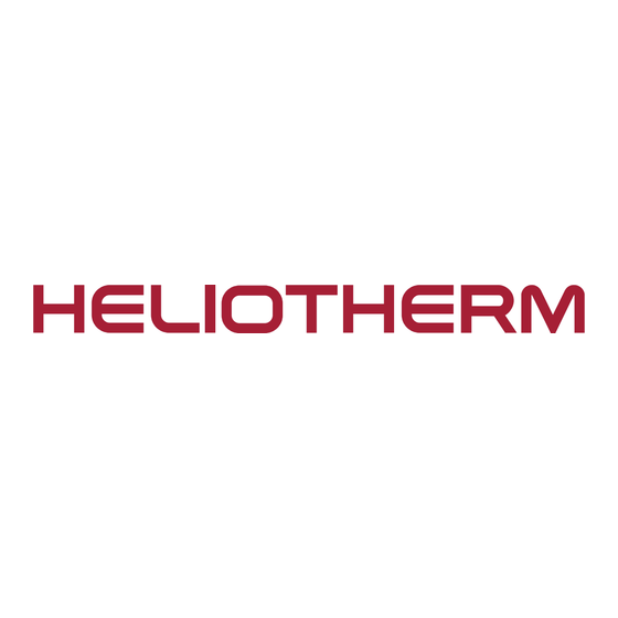 Heliotherm Web control 321 Mode D'emploi