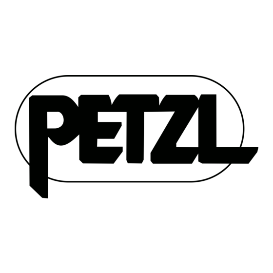 Petzl ABSORBICA-Y TIE-BACK Notice Technique