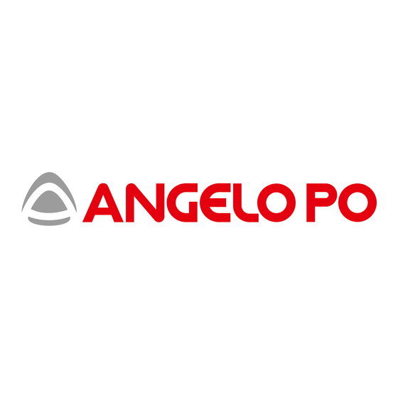 Angelo Po FX 82 E3T Manuel D'utilisation Et D'installation