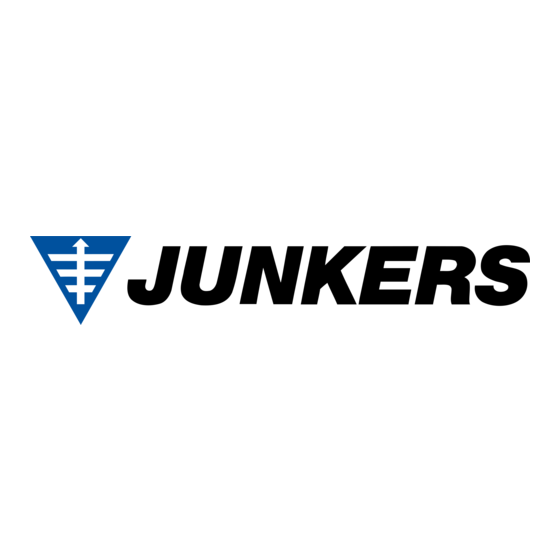 Junkers 8 718 532 941 Instructions D'installation