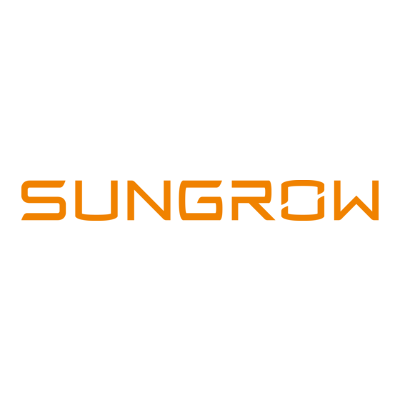 Sungrow SG33CX Manuel Utilisateur